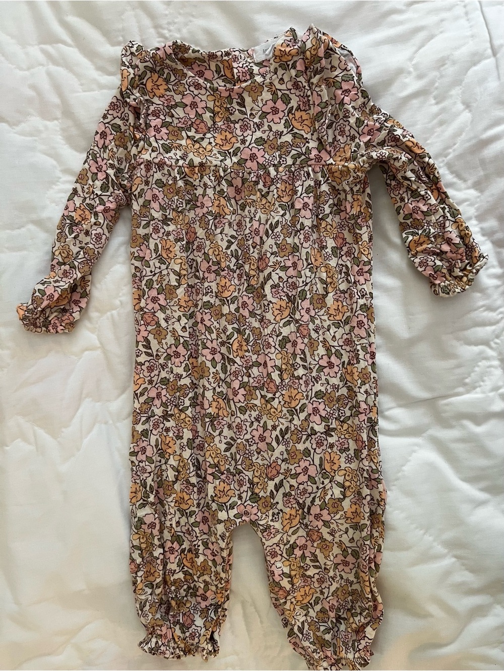 Angel Dear - Bamboo Floral Onesie